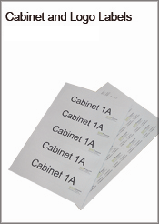 Cabinet and Logo Labels